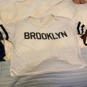 Brooklyn T-shirt/ mid drift- very soft
